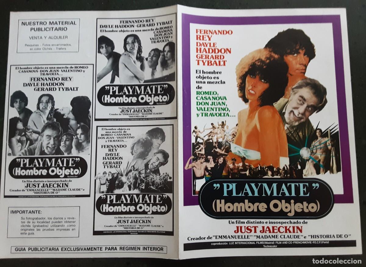 Cine: &rdquo;PLAYMATE&rdquo; (HOMBRE OBJETO), FERNANDO REY, DAYLE HADDON, GERARD TYBALT.