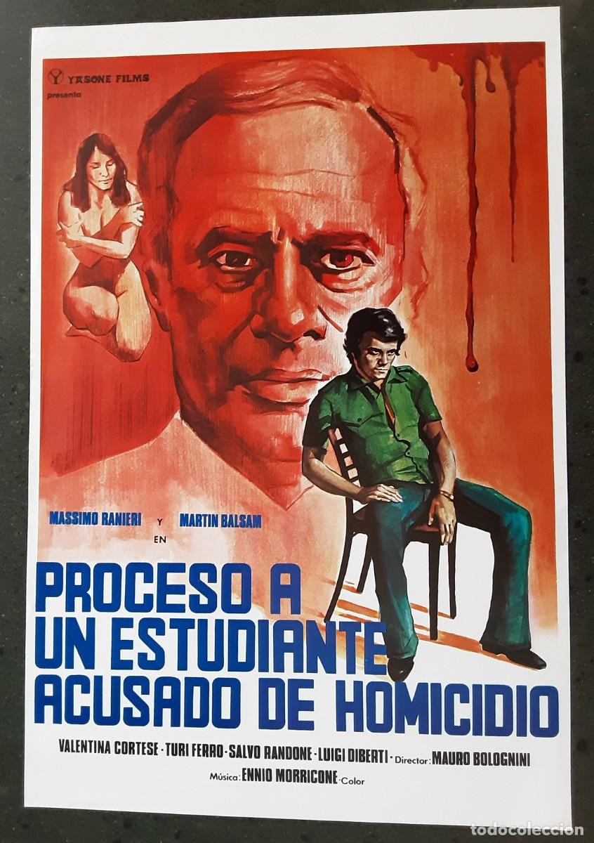 Cine: PROCESO A UN ESTUDIANTE ACUSADO DE HOMICIDIO, MASSIMO RANIERI, MARTIN BALSAM.