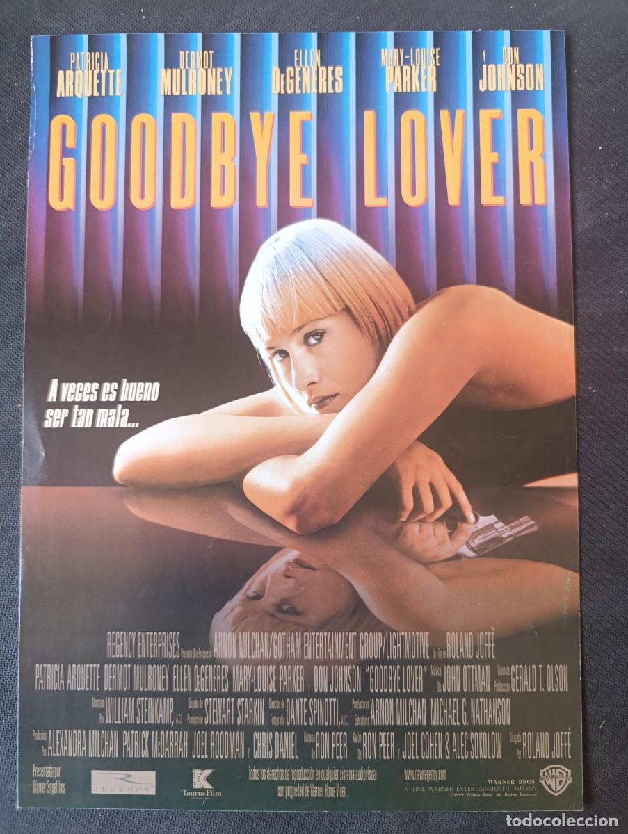 Cine: GOODBYE LOVER (GUIA ORIGINAL CINE SIMPLE) PATRICIA ARQUETTE (PEDIDO MINIMO 5 EUROS)