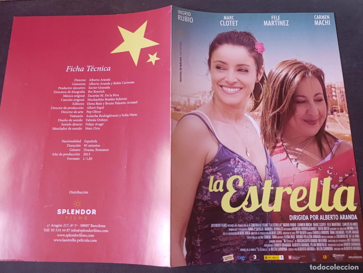Cine: LA ESTRELLA (GUIA ORIGINAL CINE DOBLE) INGRID RUBIO, CARMEN MACHI (PEDIDO MINIMO 5 EUROS)