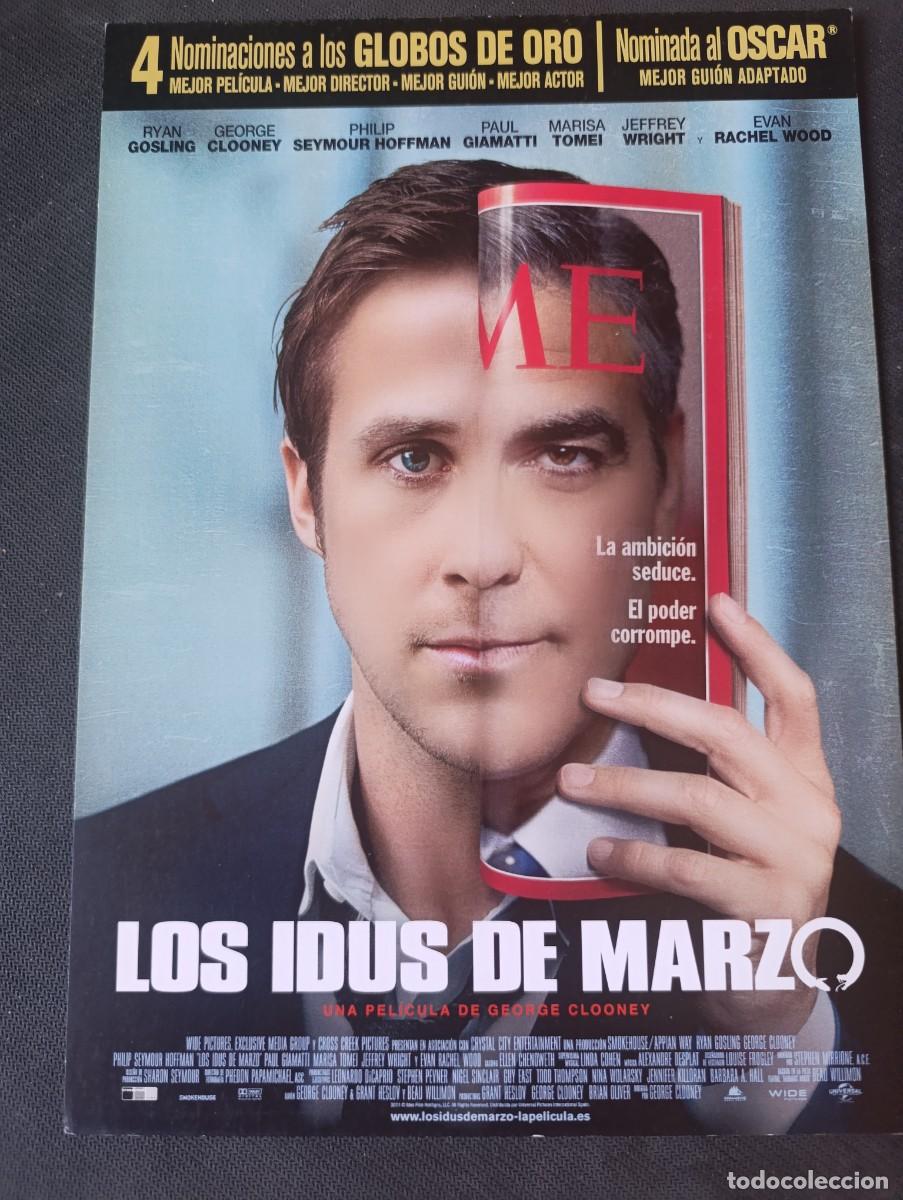 Cine: LOS IDUS DE MARZO (GUIA ORIGINAL CINE SIMPLE) GEORGE CLOONEY (PEDIDO MINIMO 5 EUROS)