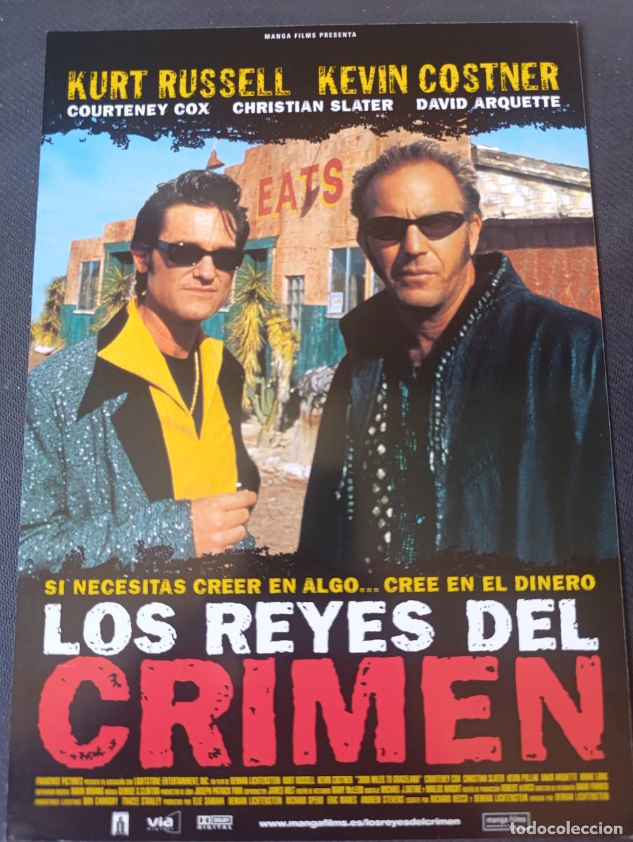 Cine: LOS REYES DEL CRIMEN (GUIA ORIGINAL CINE SIMPLE) KEVIN COSTNER, KURT RUSSELL (PEDIDO MINIMO 5 EUROS)