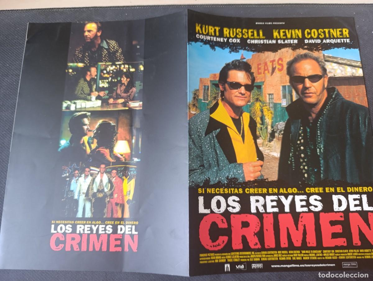 Cine: LOS REYES DEL CRIMEN (GUIA ORIGINAL CINE TRIPTICA) KEVIN COSTNER (PEDIDO MINIMO 5 EUROS)