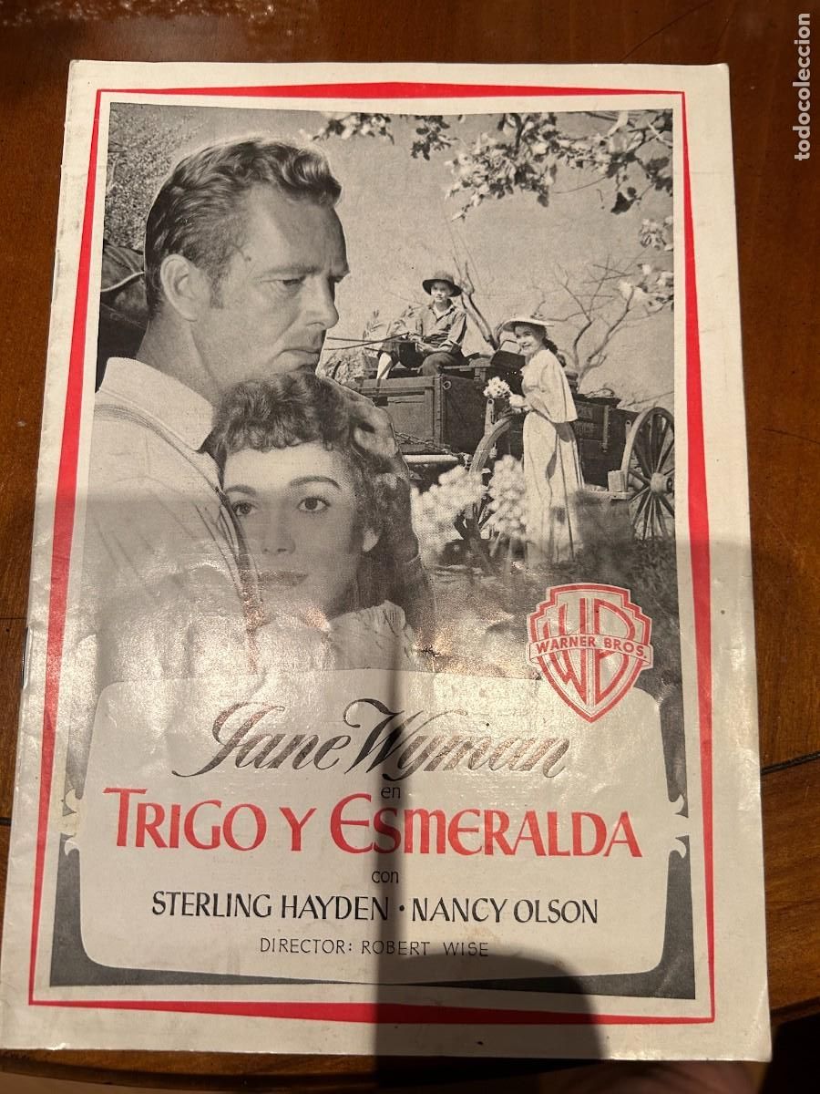 Cine: trigo y esmeralda guia publicitaria nueva 8 hojas dobles