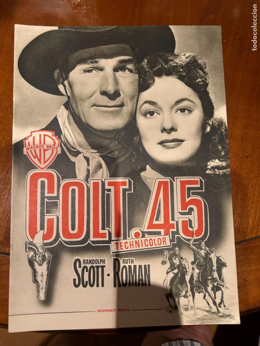Cine: colt 45 guia publicitaria nueva 8 hojas dobles