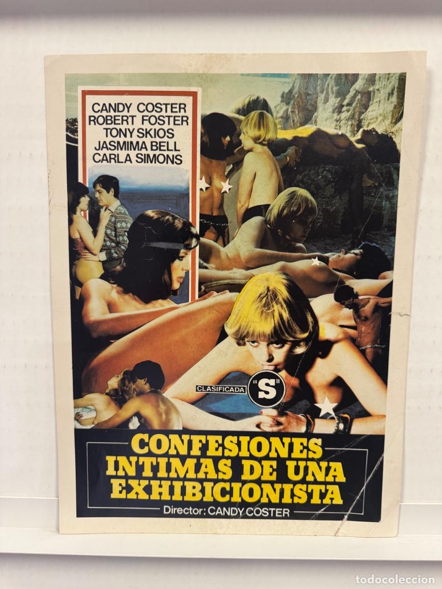 Cine: Confesiones intimas de una exhibicionista, Candy Coster, Robert Foster, GUIA CINE SIMPLE