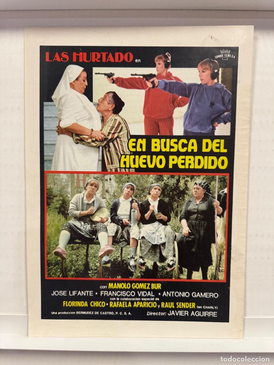 Cine: Las Hurtado en busca del huevo perdido, Manolo Gomez, Jose Lifante, GUIA CINE SIMPLE
