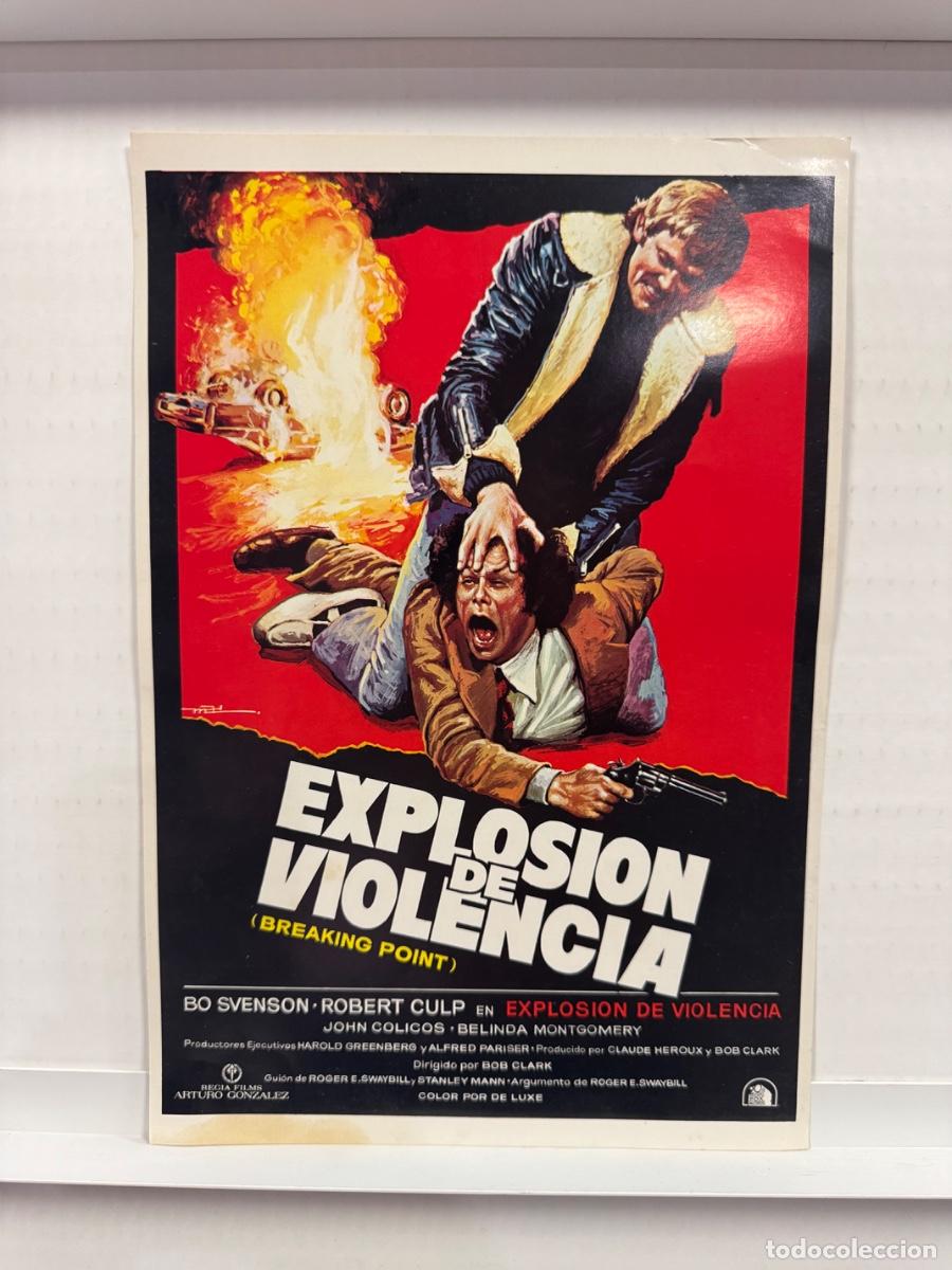 Cine: Explosion de violencia, Bo Svenson, Robert Culp, GUIA CINE SIMPLE