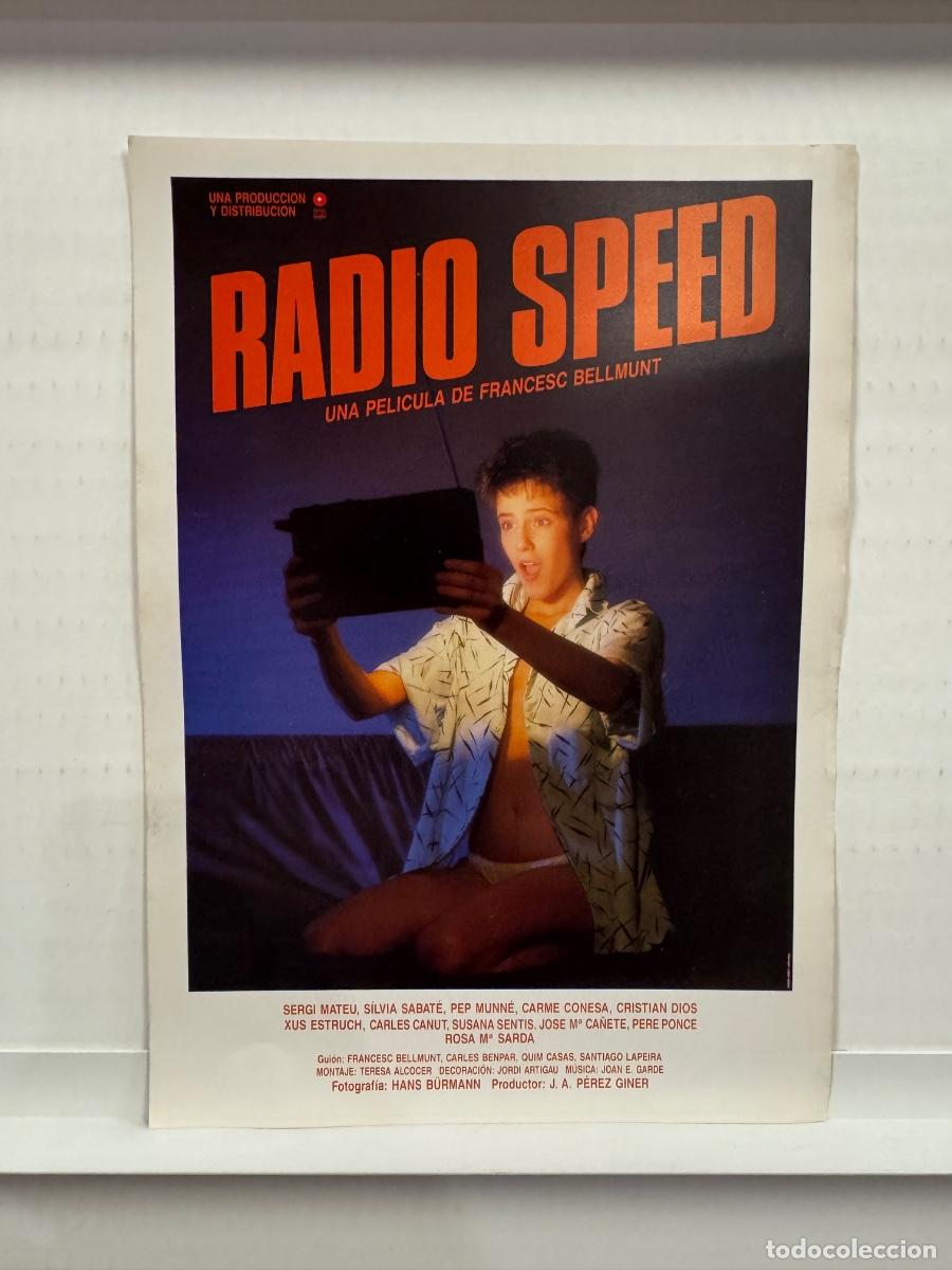 Cine: Radio speed, Sergi Mateu, Silvia Sabate, GUIA CINE SIMPLE