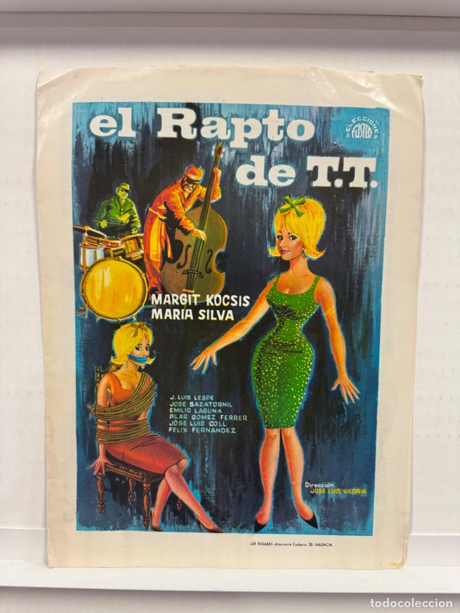 Cine: El rapto de TT, Margit Koscis, Maria Silva, GUIA CINE DOBLE