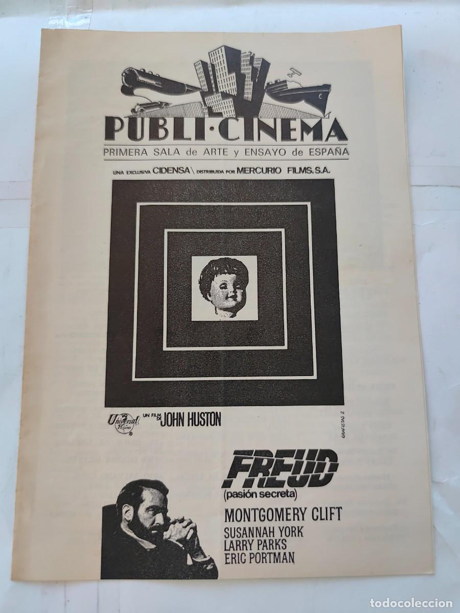 Cine: Publi cinema ,Jhon Huston habla de Freud .primera sala de arte y ensayo de espa&ntilde;a