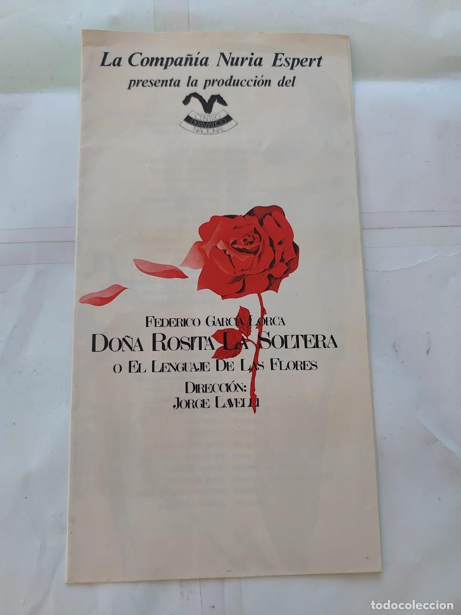 Cine: Programa La compa&ntilde;&iacute;a Nuria espert Federico Garc&iacute;a Lorca