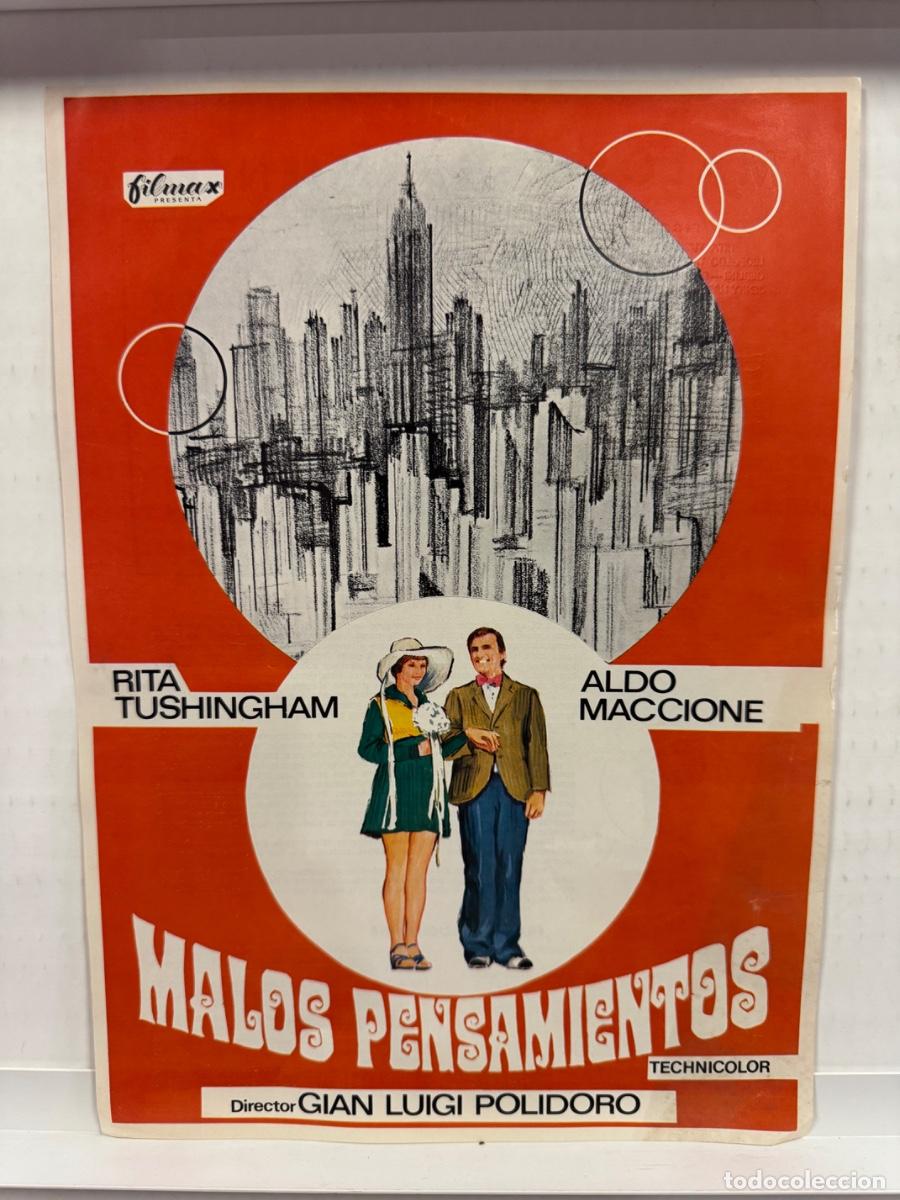Cine: Malos pensamientos, Rita Tushingham, Aldo Maccione, GUIA CINE SIMPLE