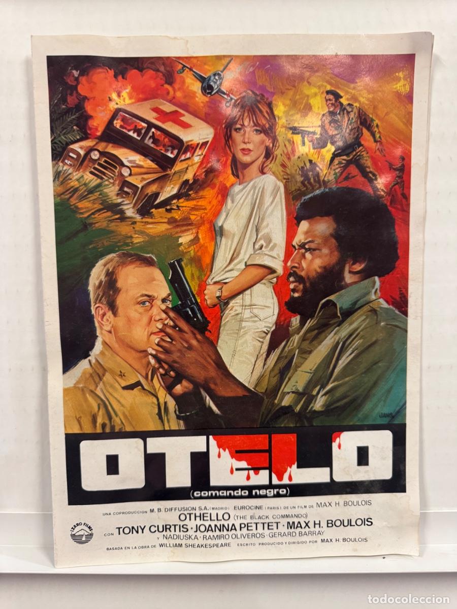 Cine: OTELO, Tony Curtis, Joanna Pettet, GUIA CINE DOBLE