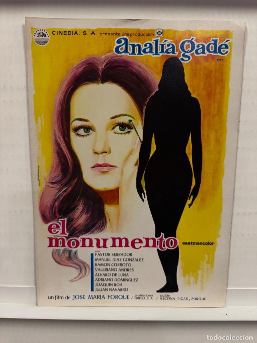 Cine: El momumento, Analia Gade, Pastor Serrador, GUIA CINE DOBLE