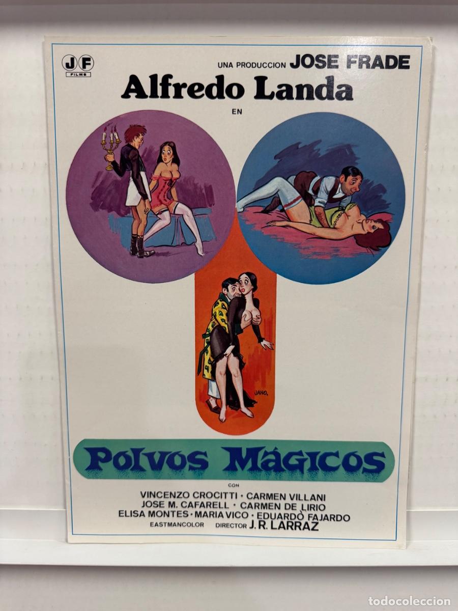 Cine: Polvos magicos, Alfredo Landa, Vicenzo Crocitti, GUIA CINE DOBLE