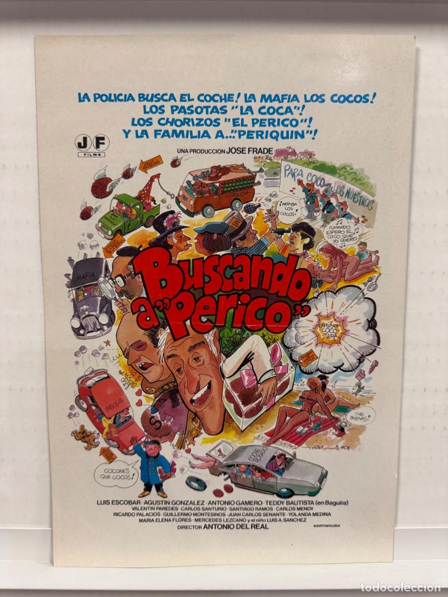 Cine: Buscando a perico, Luis Escobar, Agustin Gonzalez, GUIA CINE DOBLE