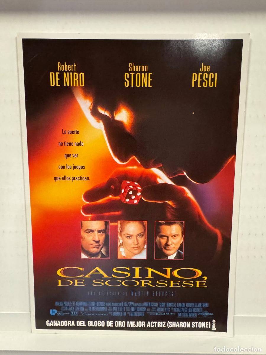 Cine: Casino de scorsese, Robert de Niro, Sharon Stone, GUIA CINE DOBLE