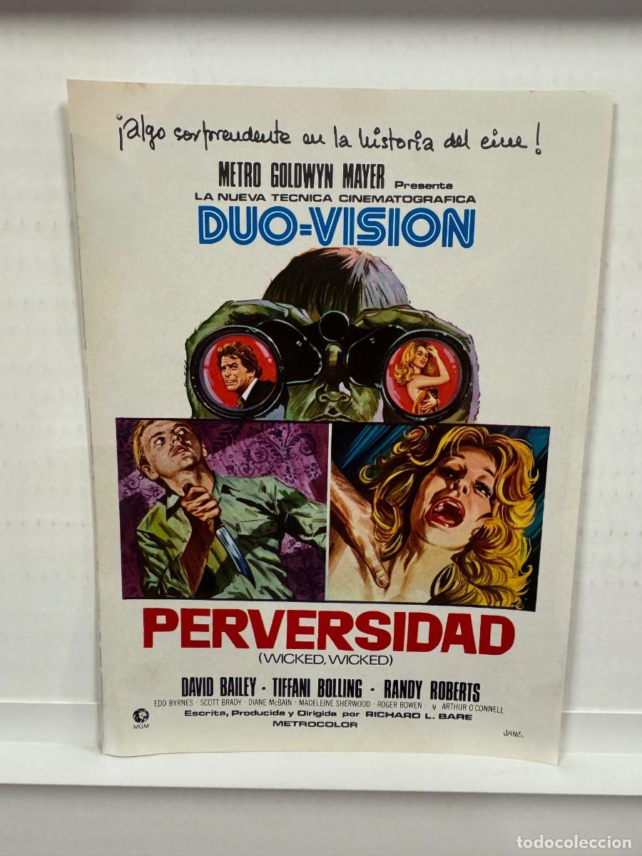 Cine: Perversidad, David Bailey, Tiffani Bolling, GUIA CINE DOBLE