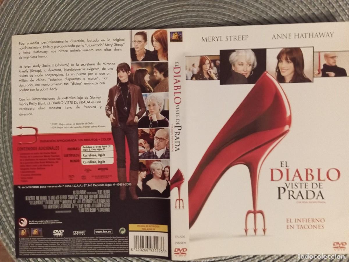Cinema: 1 SOLO LA CARATULA DE ** EL DIABLO VISTE DE PRADA **. A&Ntilde;O 2006