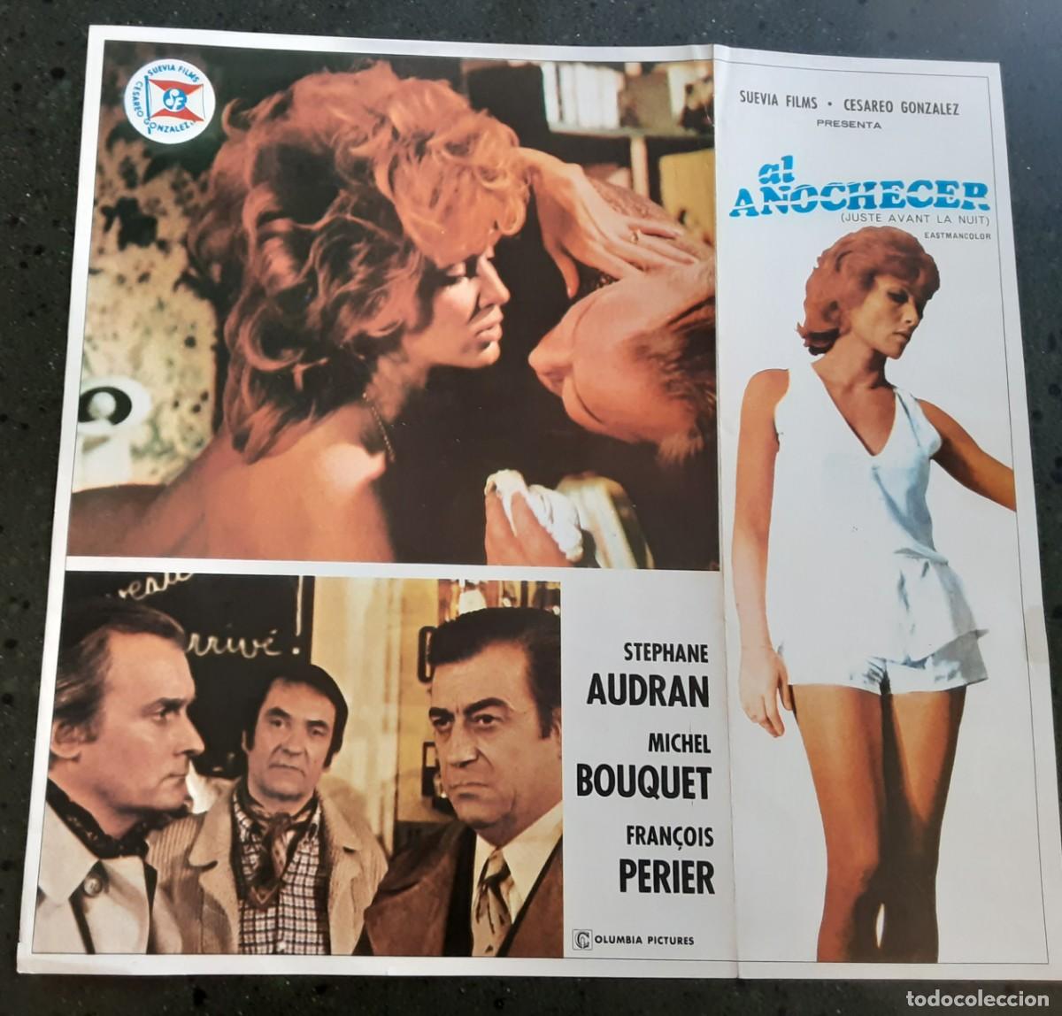 Cine: AL ANOCHECER, STEPHANE AUDRAN, MICHEL BOUQUET, FRAN&Ccedil;OIS PERIER.