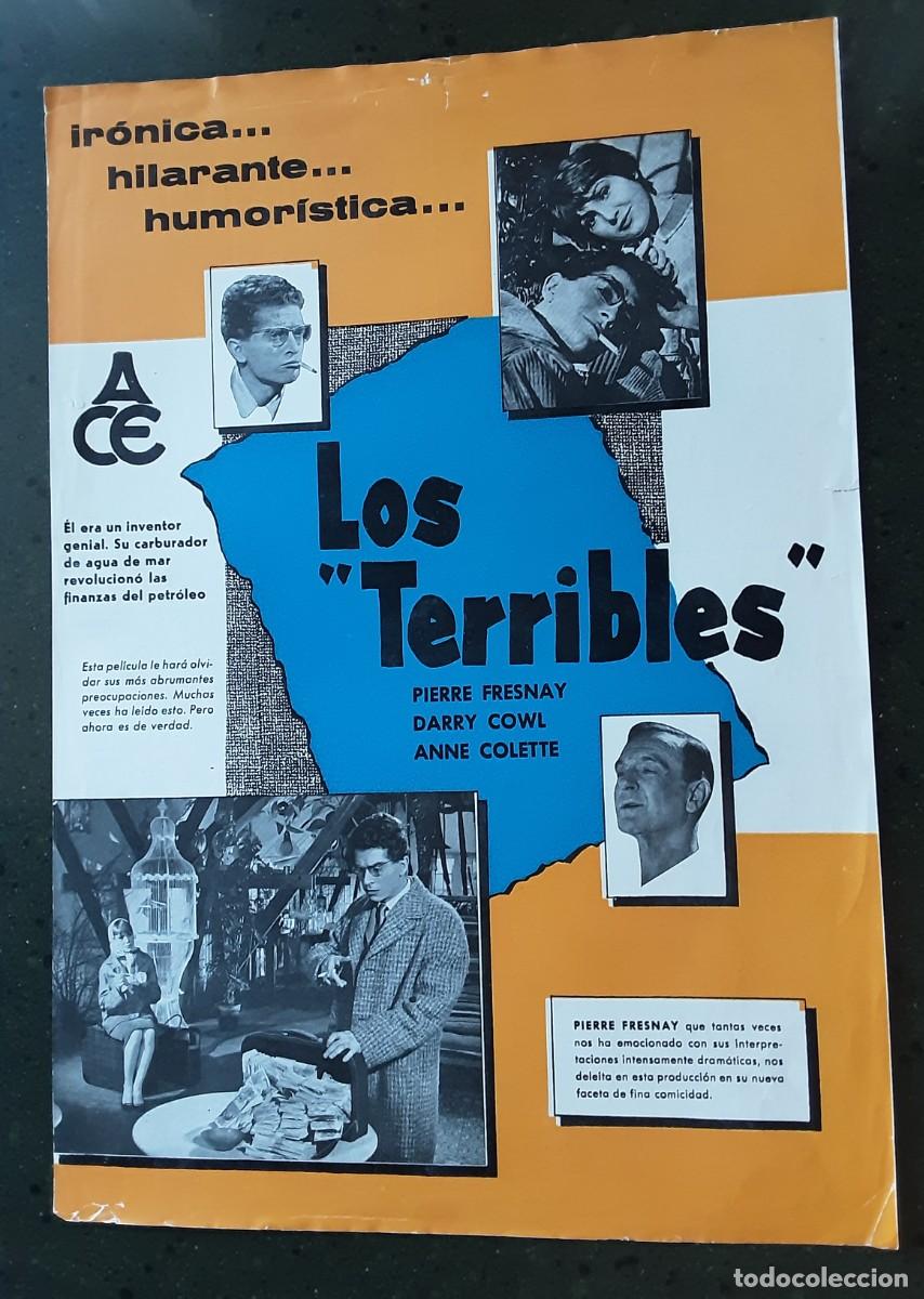 Cine: LOS TERRIBLES, PIERRE FRESNAY, DARRY COWL, ANNE COLETTE.
