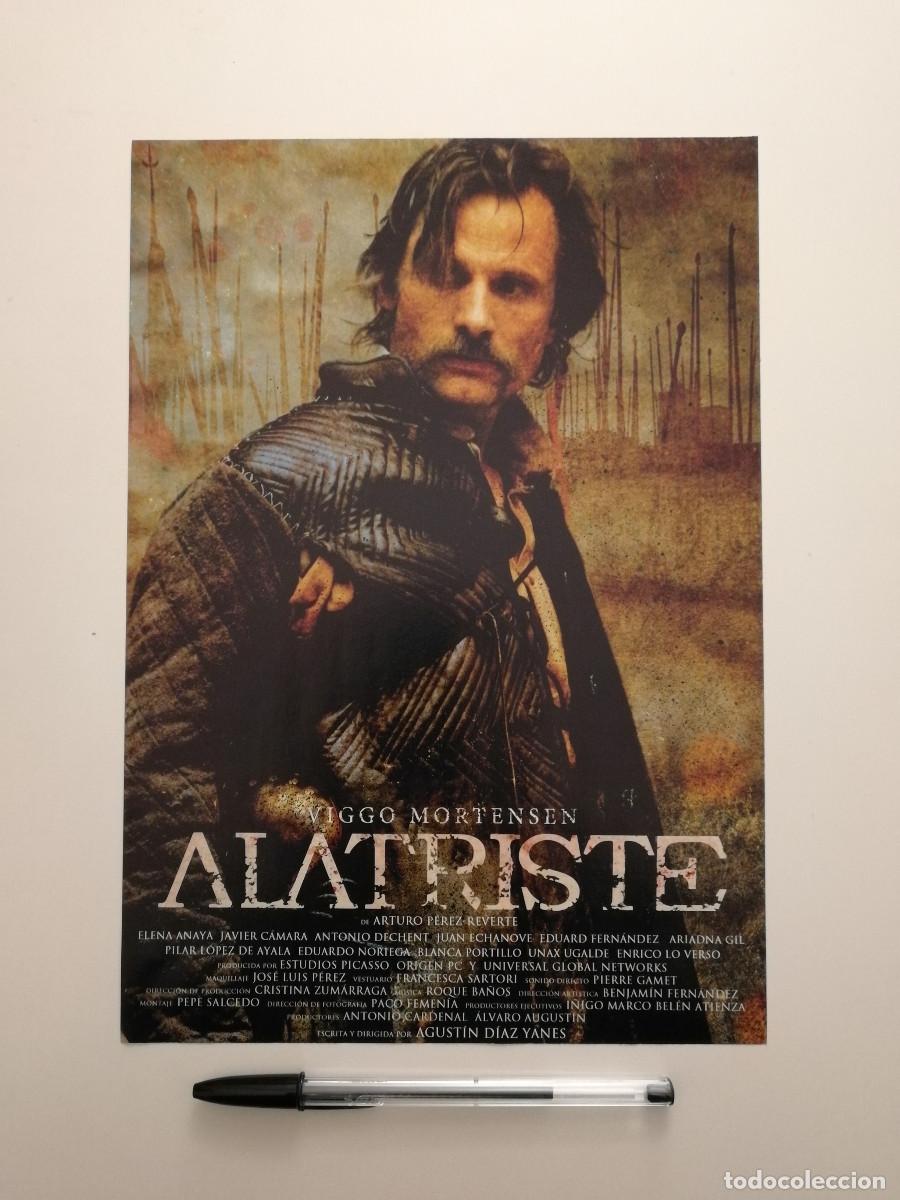 Cine: FICHA COLECCIONABLE -A4- ALATRISTE - Viggo Mortensen