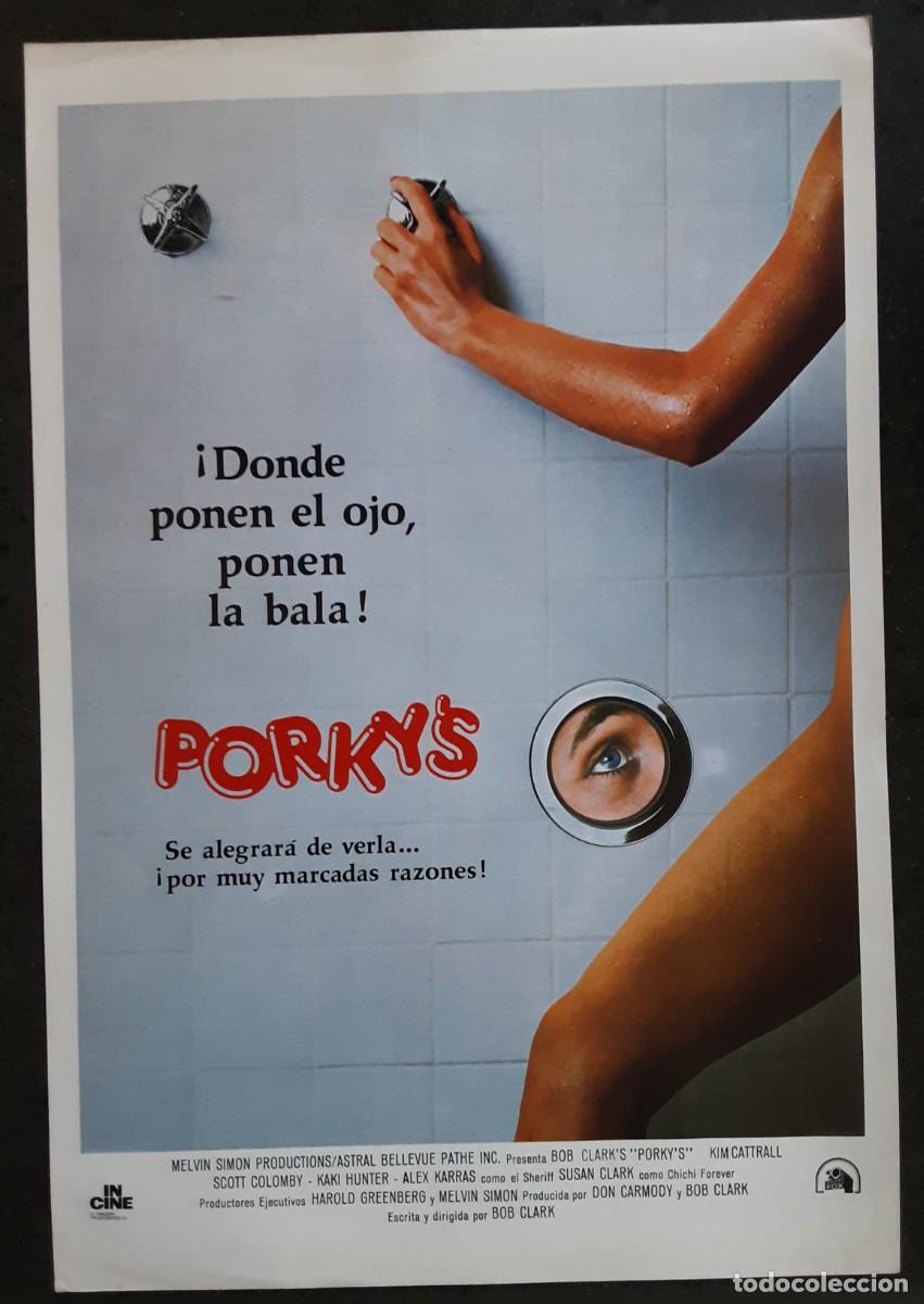 Cine: PORKY'S, un film de BOB CLARK. DAN MONAHAN,MARK HERRIER.