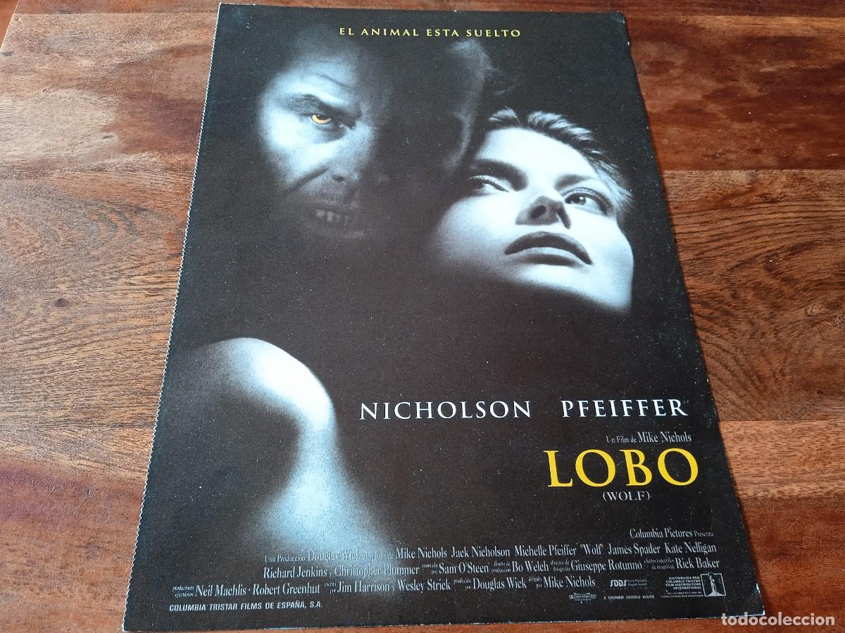 Cine: Lobo - Jack Nicholson, Michelle Pfeiffer, James Spader, Mike Nichols - Guia original Columbia 1994