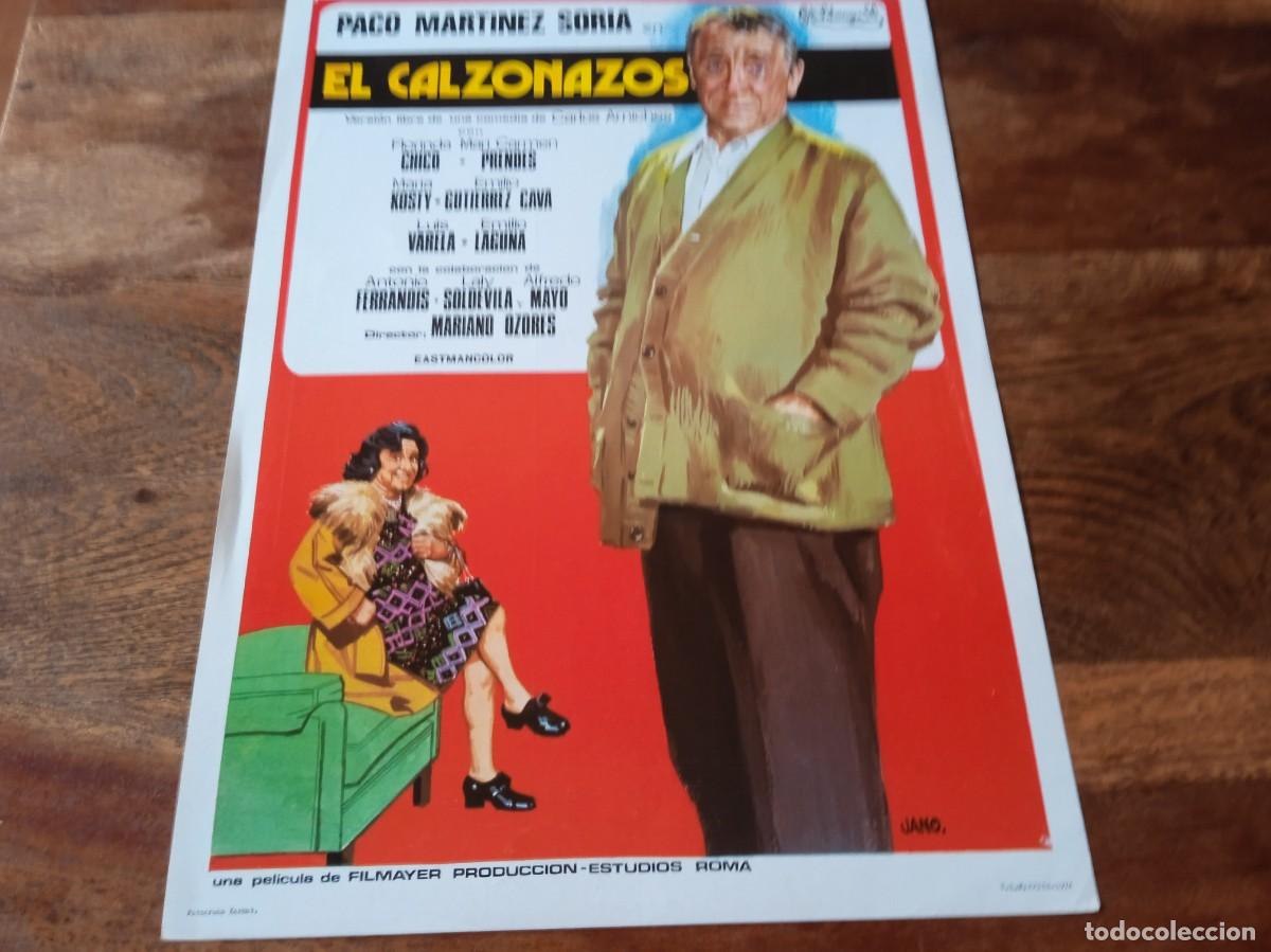 Cine: El Calzonazos - Paco Martinez Soria, Florinda Chico, Luis Varela - Guia original Filmayer 1974 Jano