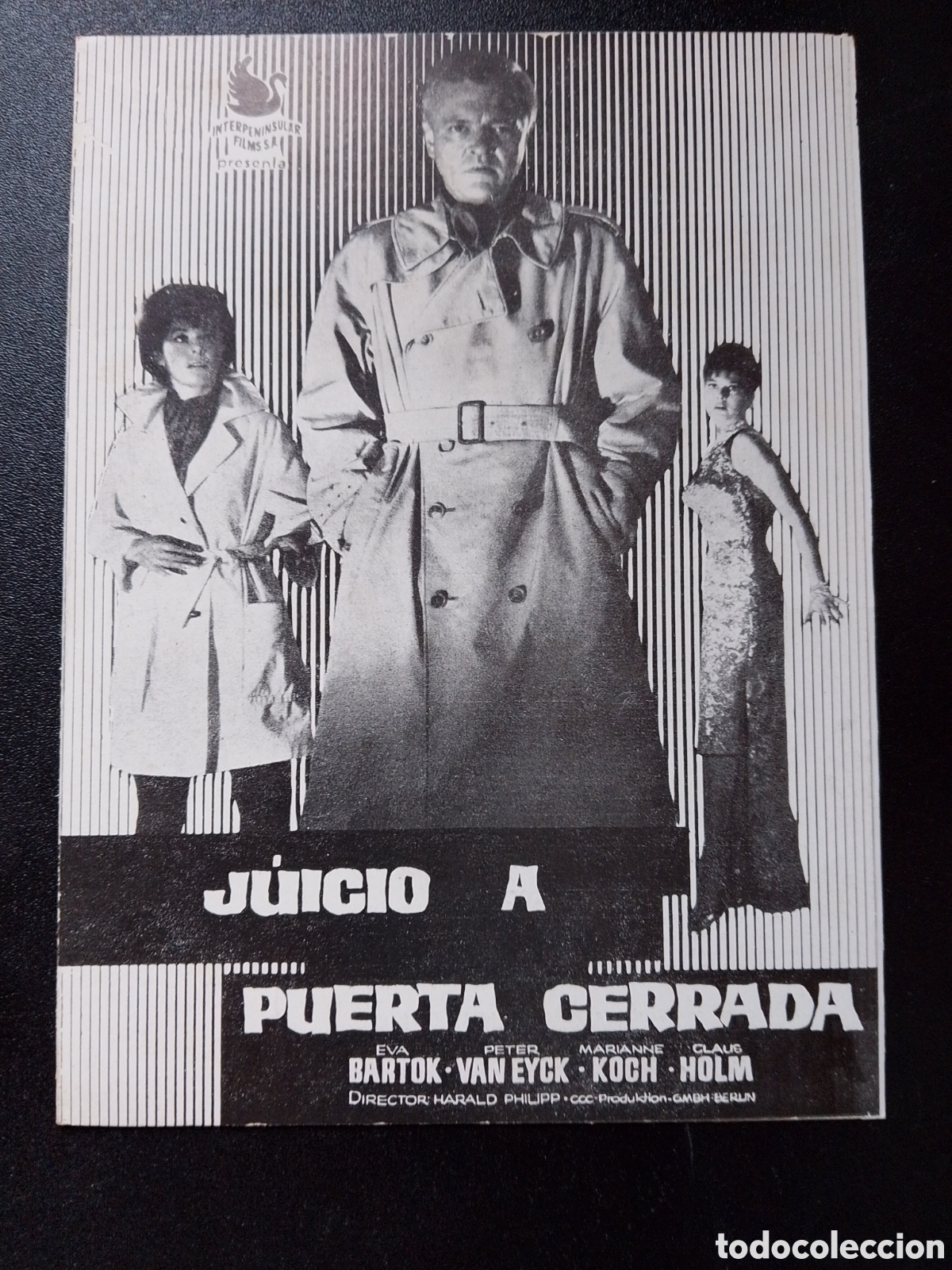 Cinema: JUICIO A PUERTA CERRADA-EVA BARTOK-PETER VAN EYCK GUIA DE CINE ORIGINAL CA88