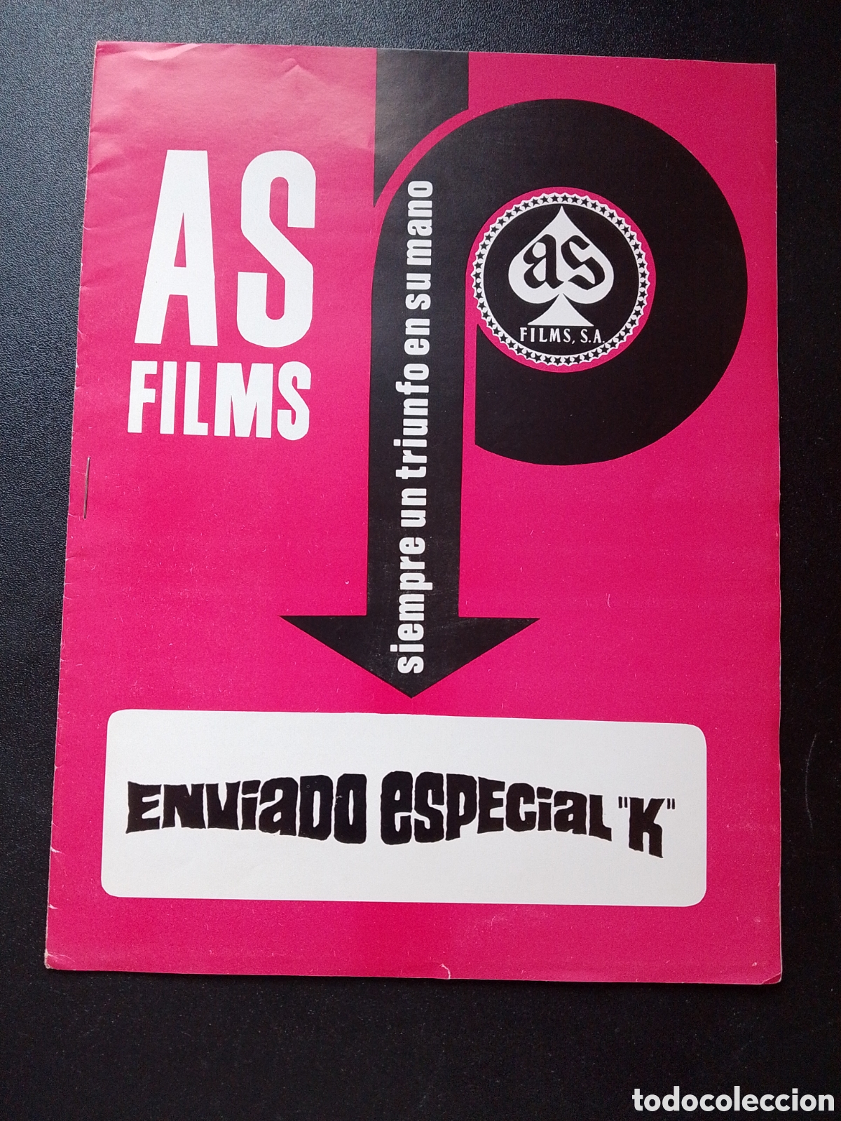 Cinema: ENVIADO ESPECIAL K AS FILMS SINOPSIS FICHA ARTISTICA TECNICA GUIA DE CINE ORIGINAL CA88