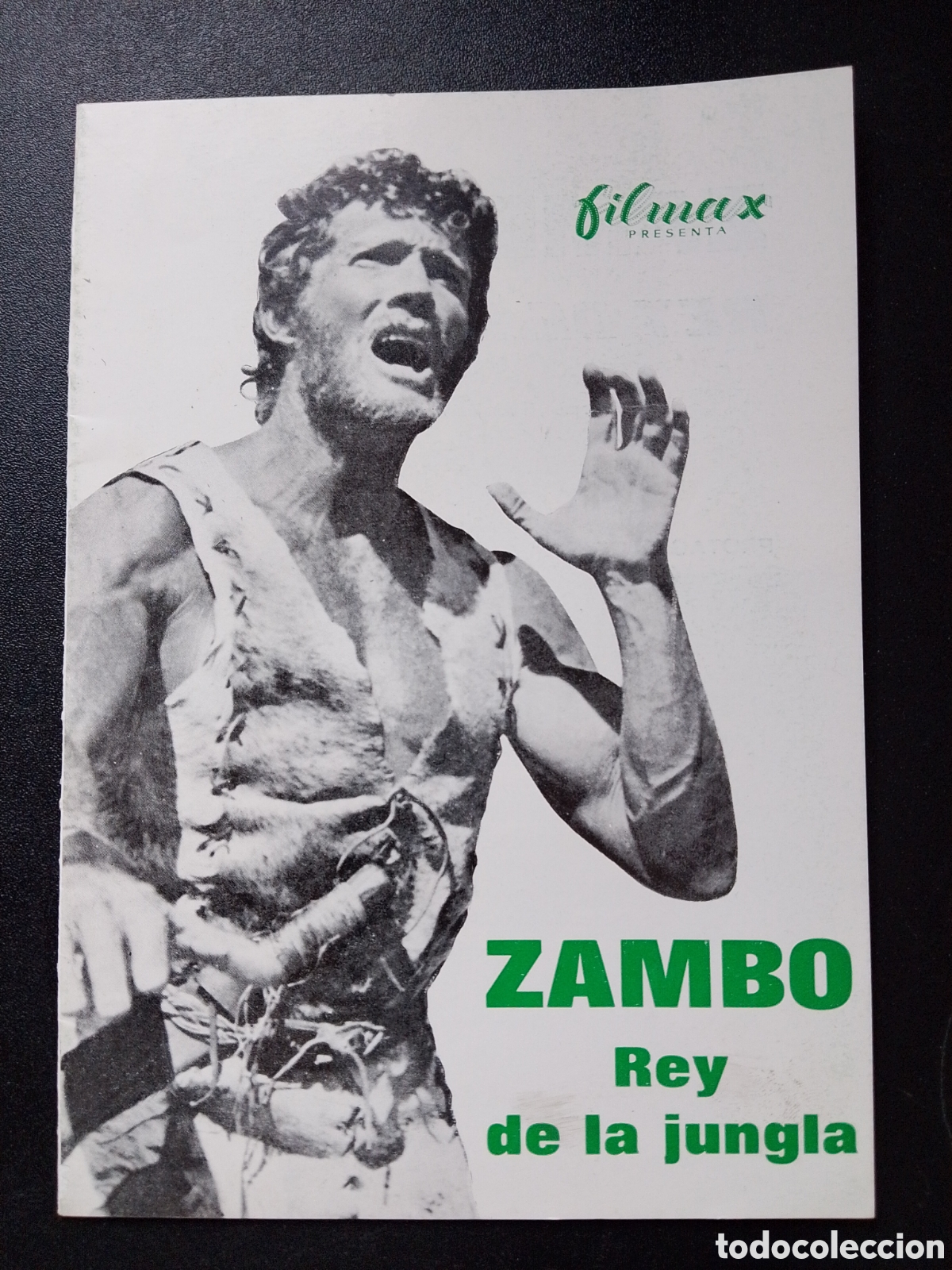 Cinema: ZAMBO REY DE LA JUNGLA BRAD HARRIS GUIA DE CINE ORIGINAL