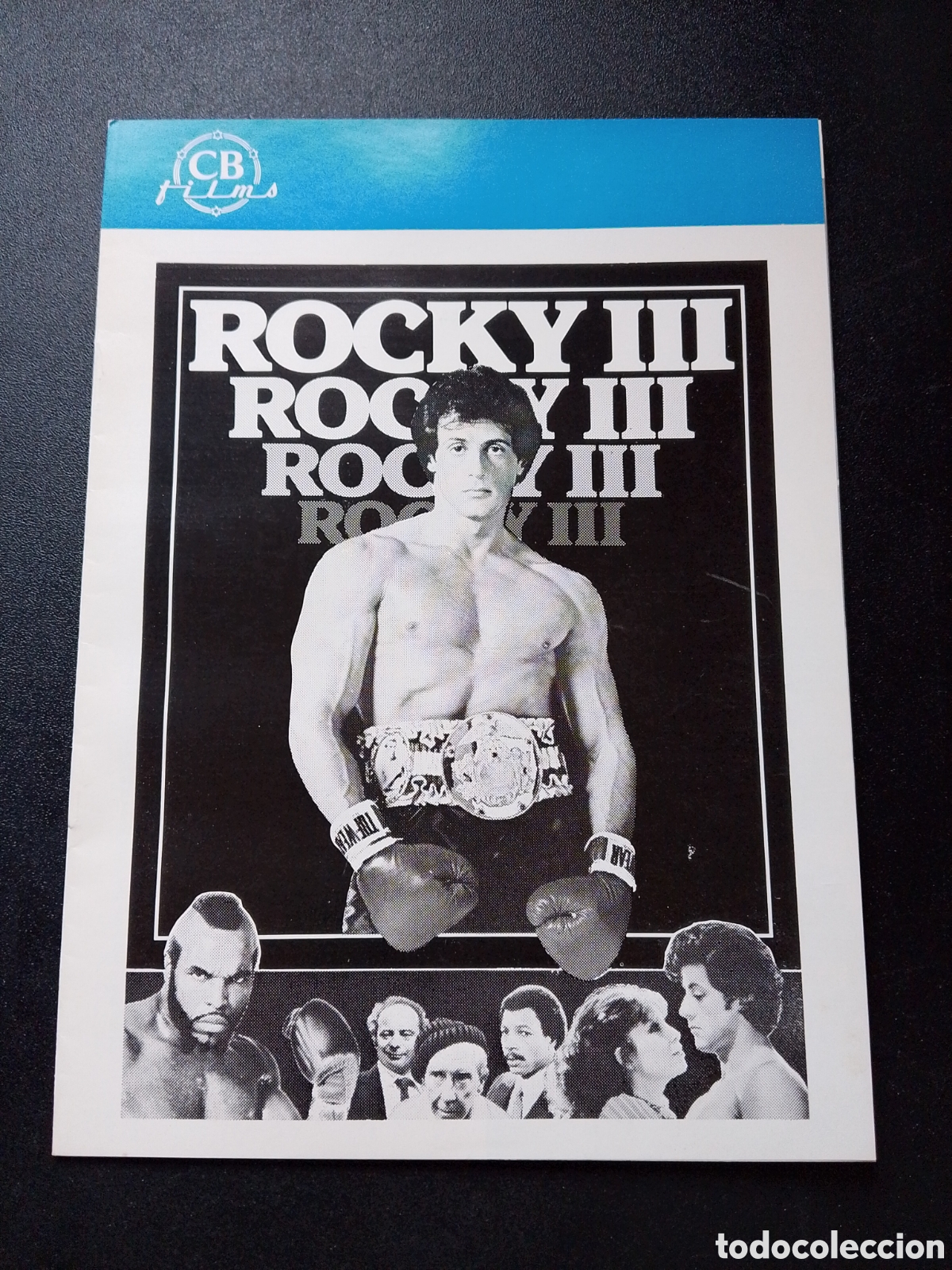 Cine: ROCKY III 8 PAGINAS SYLVESTER STALLONE GUIA CINE ORIGINAL CA89