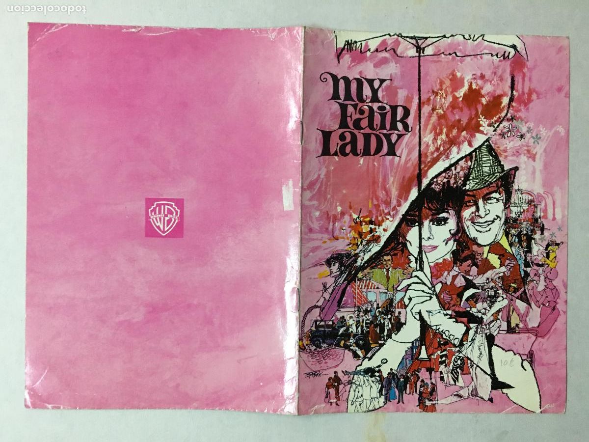 Cinema: G10324 MY FAIR LADY AUDREY HEPBURN GEORGE CUKOR BOB PEAK GUIA ORIGINAL WARNER ESTRENO