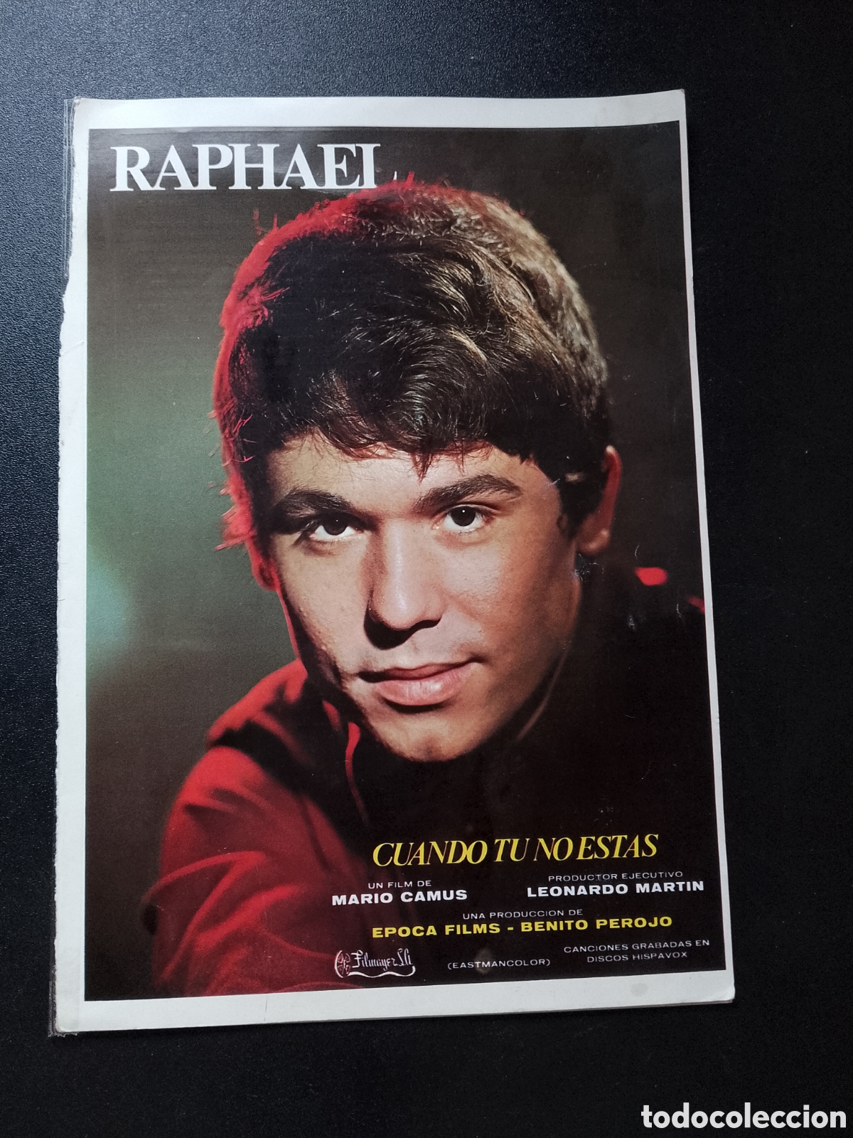 Cine: RAPHAEL CUANDO TU NO ESTAS GUIA CINE ORIGINAL CA91