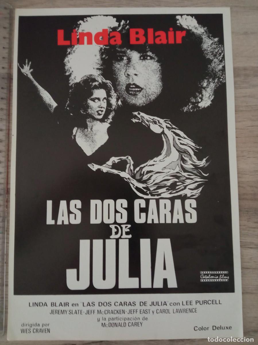 Cine: GU&Iacute;A PUBLICITARIA DE LA PEL&Iacute;CULA LAS DOS CARAS DE JULIA, LINDA BLAIR