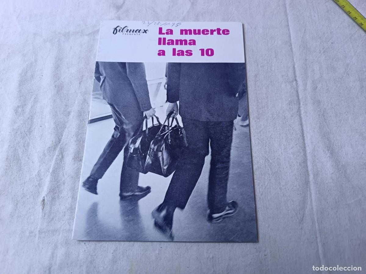 Cinema: Cine, Gu&iacute;a de Pel&iacute;cula, antigua o vintage, La Muerte Llama a las 10