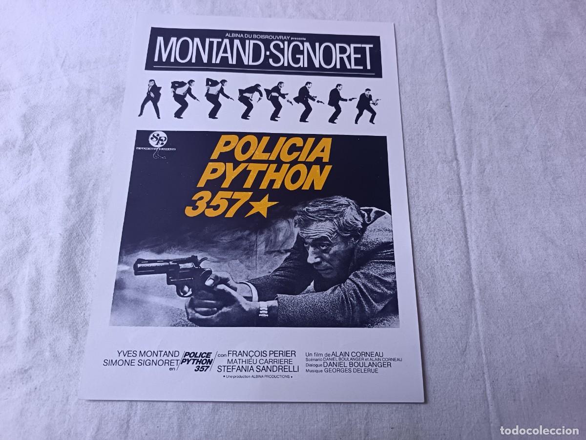 Cinema: Cine, Gu&iacute;a de Pel&iacute;cula, antigua o vintage, Polic&iacute;a Python 357