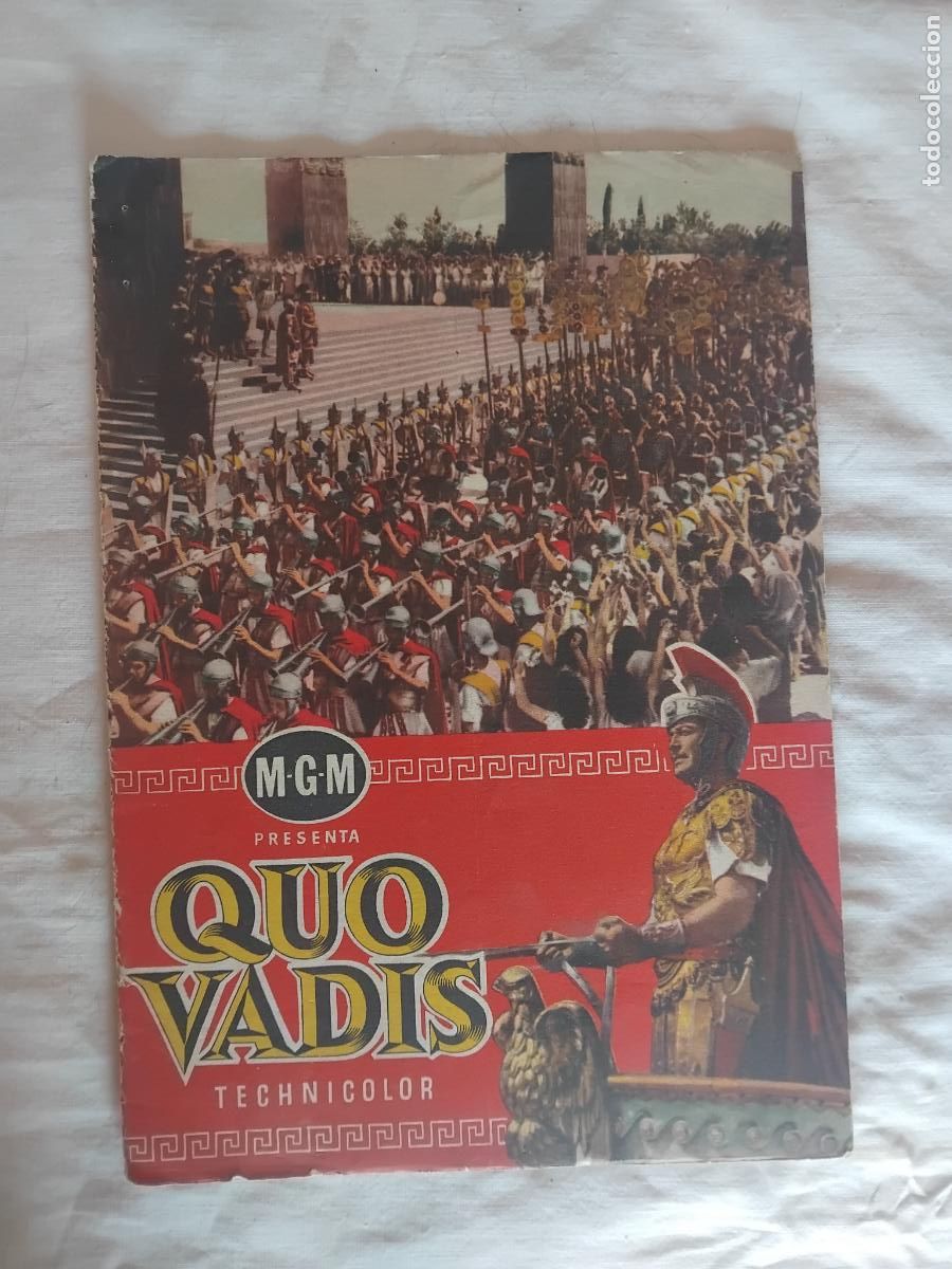 Cine: QUO VADIS. ROBERT TAYLOR. DEBORAH KERR. . GUIA DE CINE.