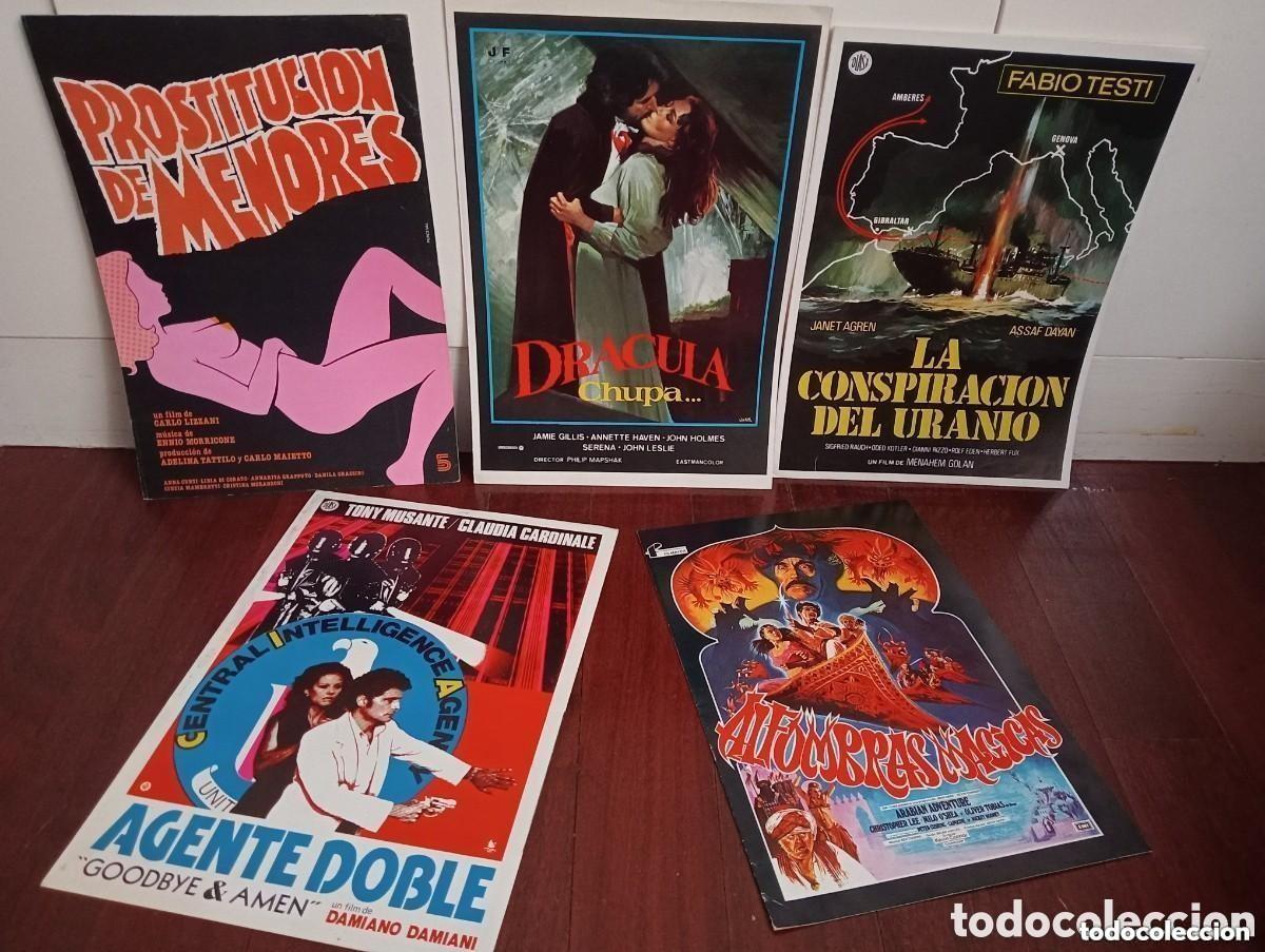 Cinema: 5 GU&Iacute;AS ORIGINALES DE CINE. AGENTE DOBLE, LA CONSPIRACI&Oacute;N DEL URANIO, ALFOMBRAS M&Aacute;GICAS, DR&Aacute;CULA...