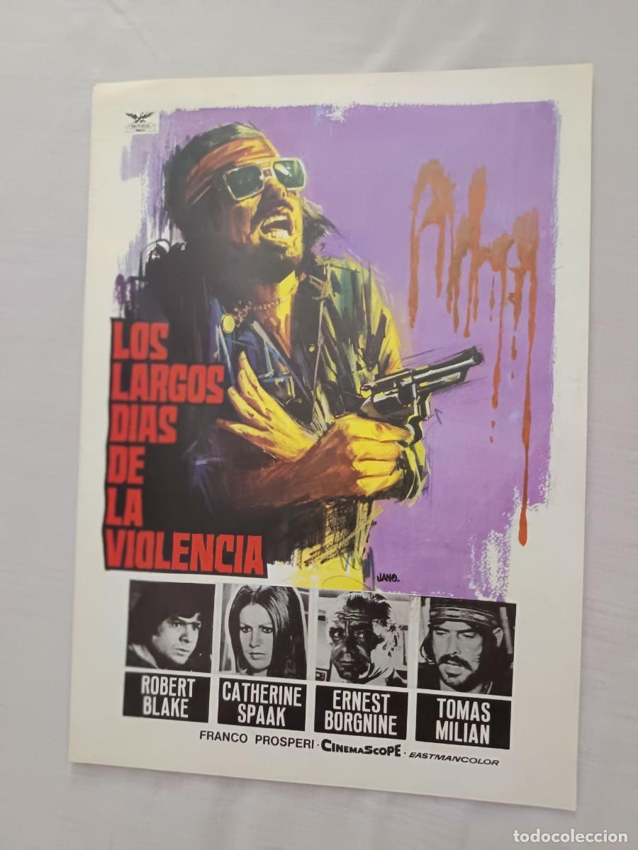Cinema: GUIA CINE DOBLE LOS LARGOS DIAS DE LA VIOLENCIA TOMAS MILIAN ROBERT BLAKE