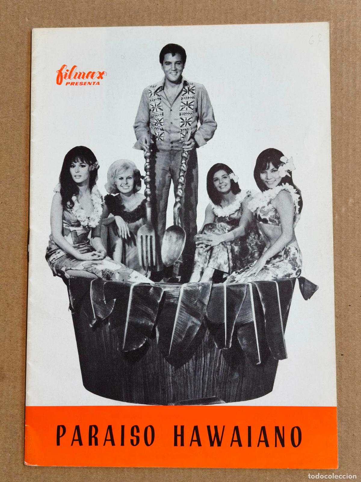 Cinema: ELVIS PRESLEY PARA&Iacute;SO HAWAIANO PROGRAMA DE CINE