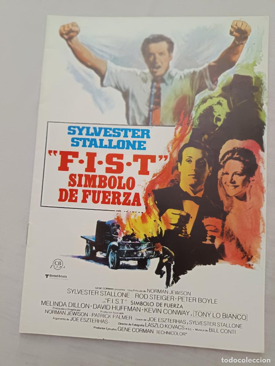 Cinema: GUIA CINE LIBRITO F.I.S.T SIMBOLO DE FUERZA SYLVESTER STALLONE
