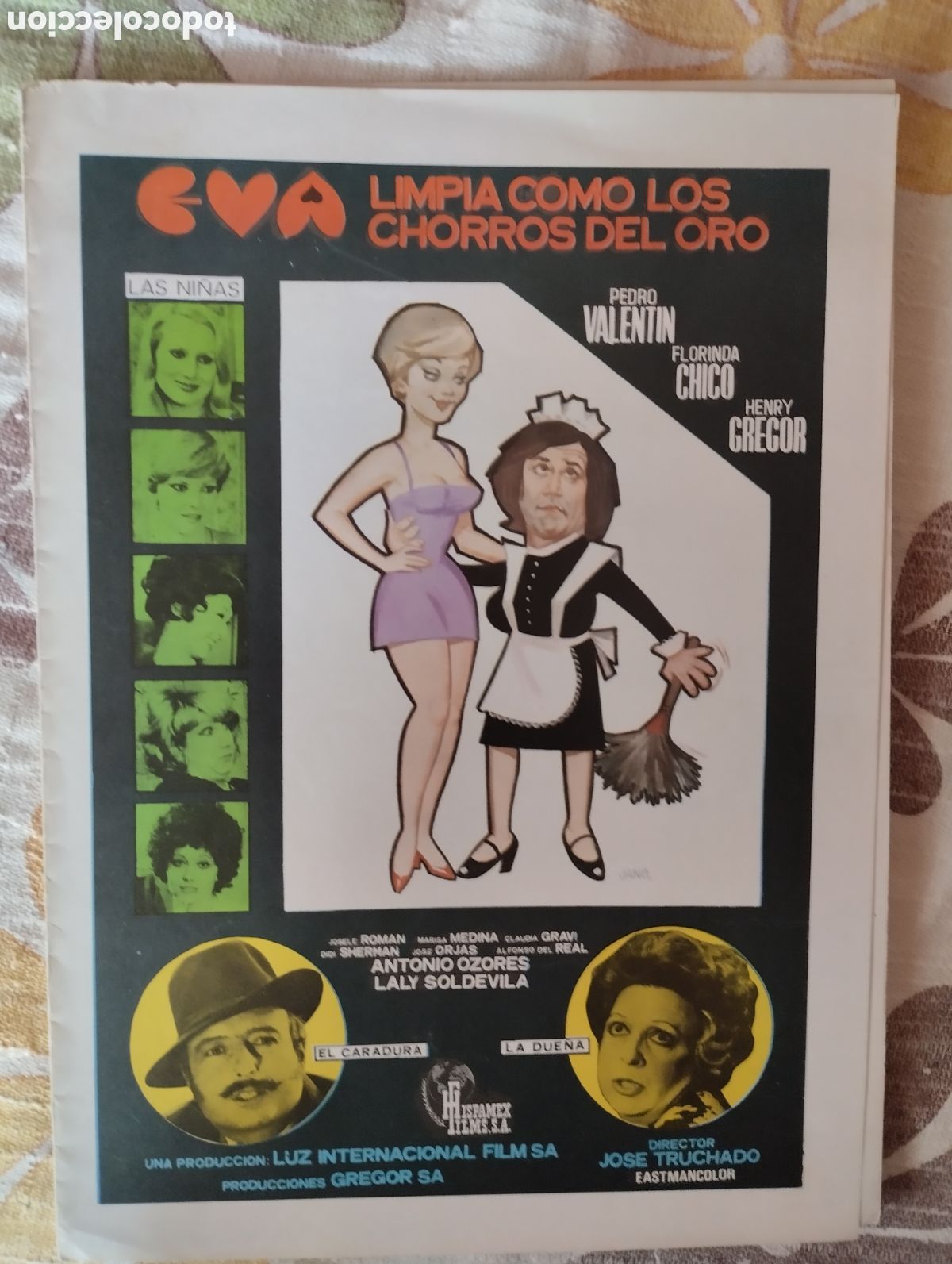 Cinema: GUIA DOBLE - EVA LIMPIA COMO LOS CHORROS DEL ORO