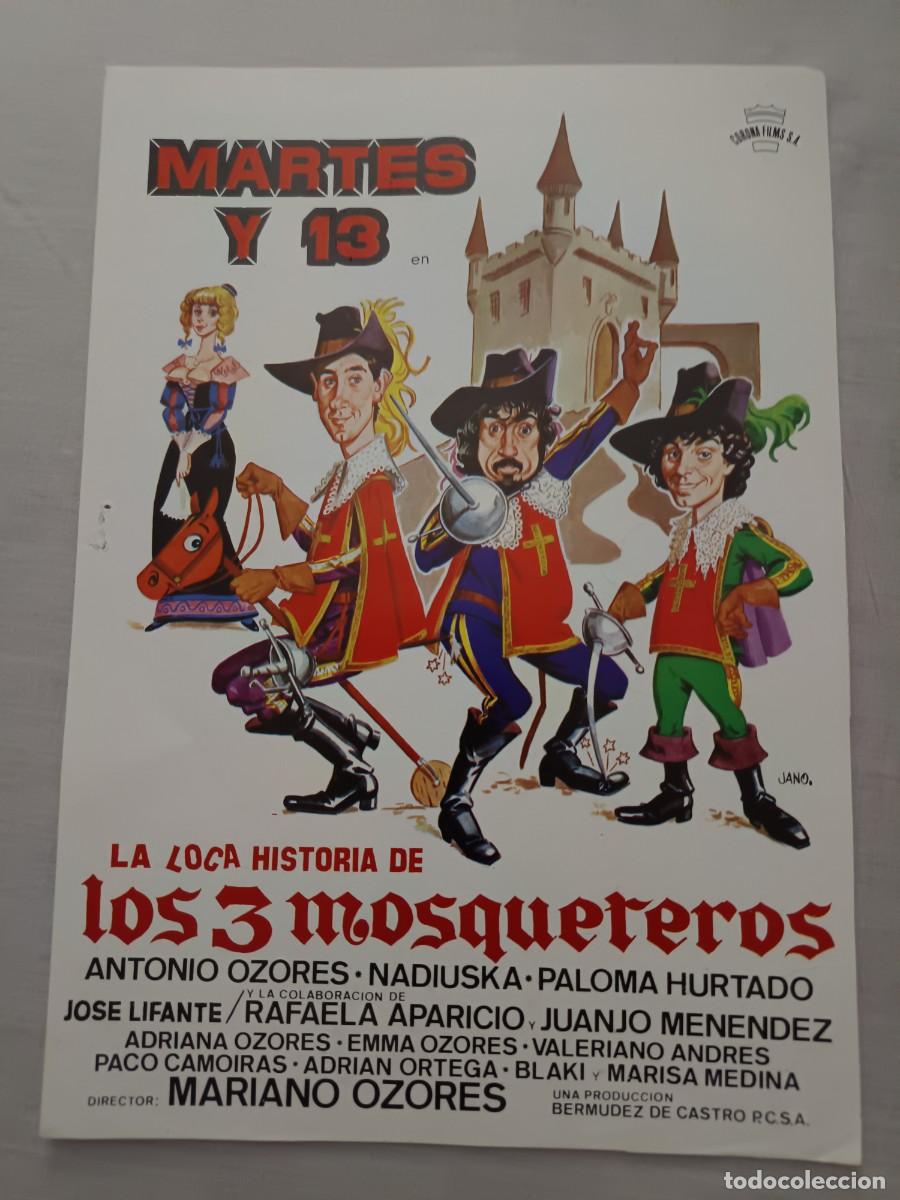 Cinema: GUIA CINE SENCILLA LA LOCA HISTORIA DE LOS 3 MOSQUETEROS MARTES Y 13