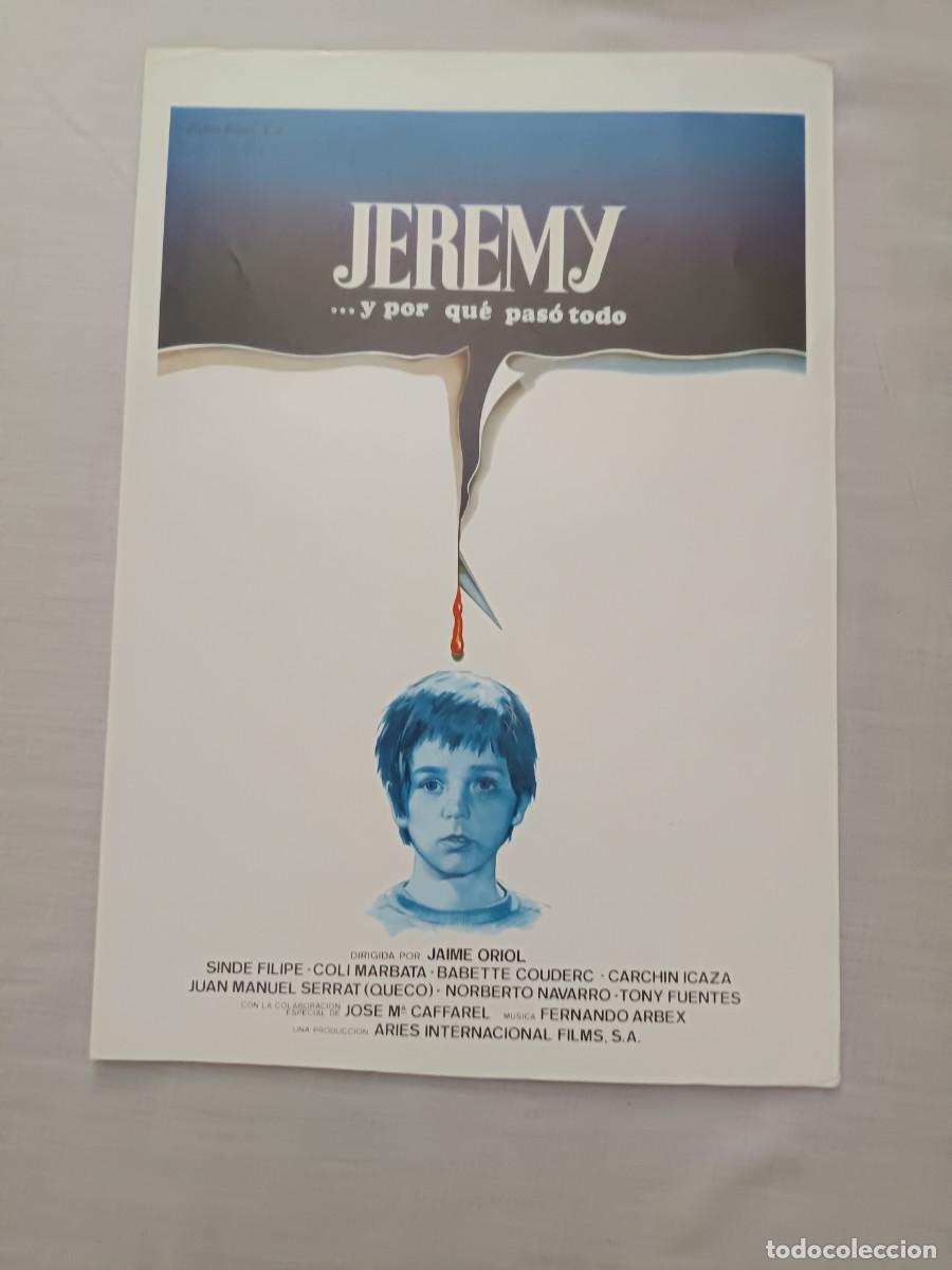 Cine: GUIA CINE SENCILLA JEREMY Y PORQUE PASO TODO JUAN MANUEL SERRAT