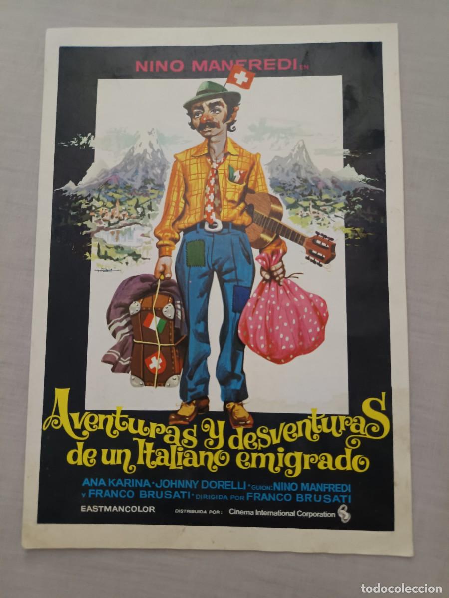 Cinema: GUIA CINE DOBLE AVENTURAS Y DESVENTURAS DE UN ITALIANO EMIGRADO NINO MANFREDI