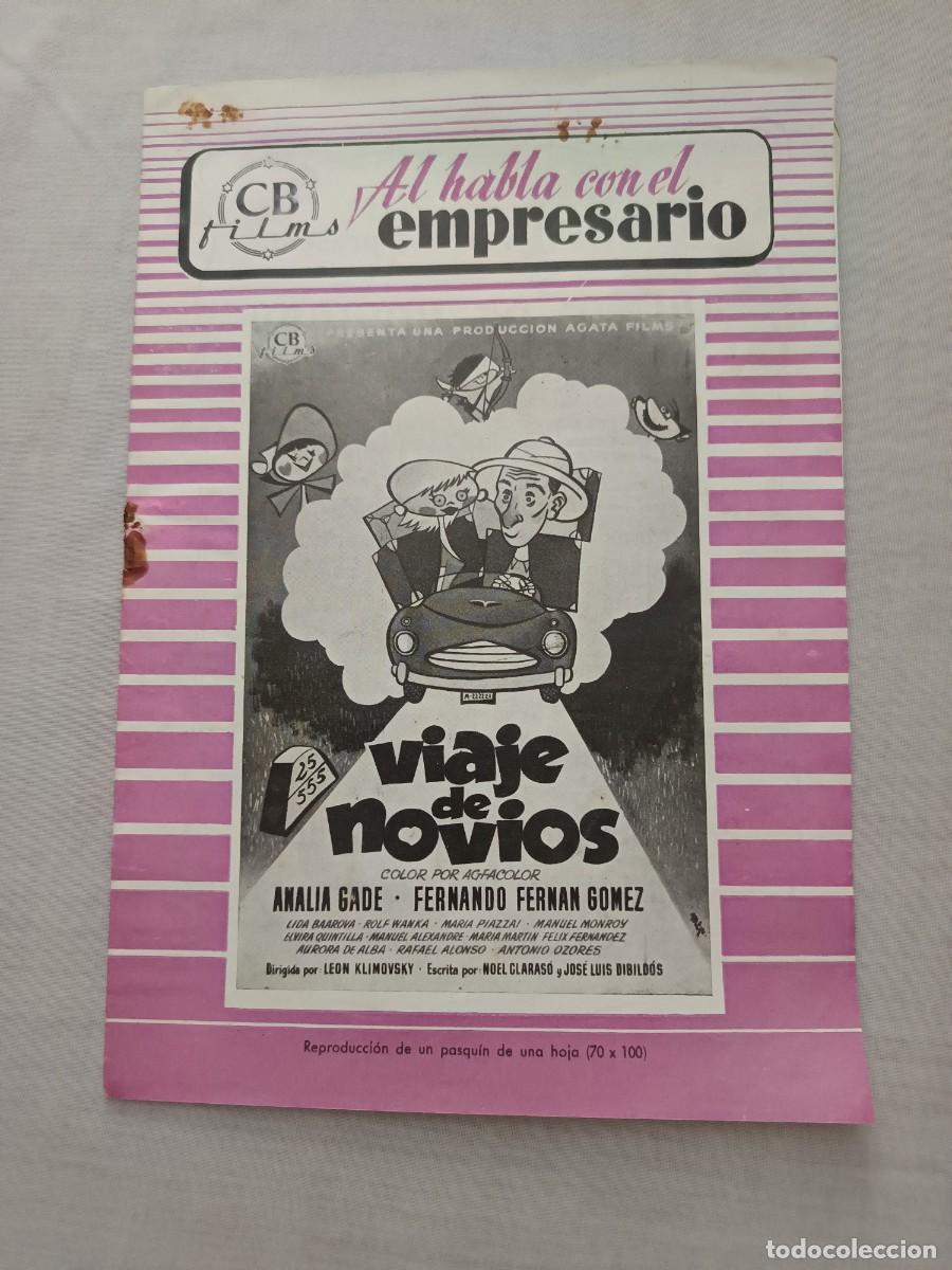 Cinema: GUIA CINE 10 PAGINAS VIAJE DE NOVIOS FERNANDO FERNAN GOMEZ