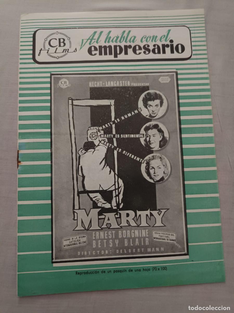 Cinema: GUIA CINE 8 PAGINAS MARTY ERNEST BORGNINE